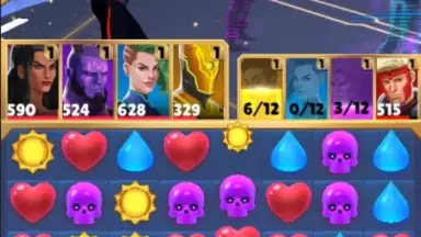 Capture d'écran de Puzzle Clash Heroes: Neolympia 6