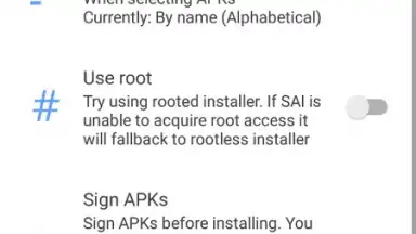 Capture d'écran de Split APKs Installer (SAI) 6