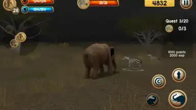 Capture d'écran de Wild Elephant Sim 3D 1