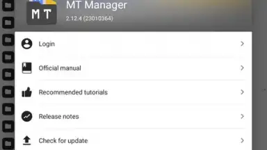 Capture d'écran de MT Manager 3