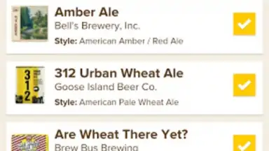 Capture d'écran de Untappd 5