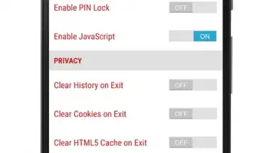 Capture d'écran de Anonymous Browser 6