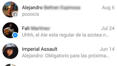 Capture d'écran de Messenger Lite 6