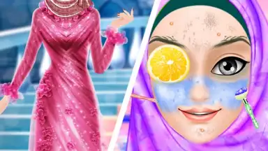 Capture d'écran de Hijab Girl Salon- Muslim Fashion Princess Makeover 4