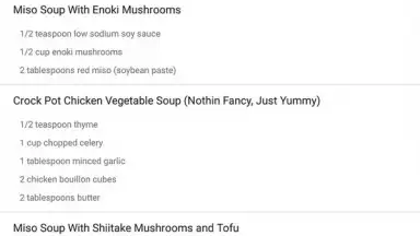 Capture d'écran de Soup Recipes 1