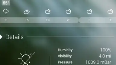 Capture d'écran de GO Weather Forecast and Widgets 2