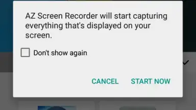 Capture d'écran de AZ Screen Recorder 9