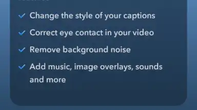 Capture d'écran de Captions Lite 5