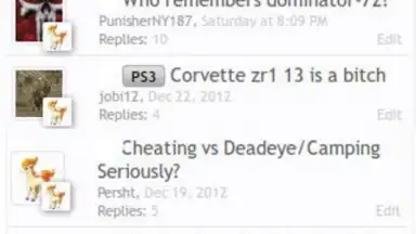 Capture d'écran de Red Dead Redemption Forums 2