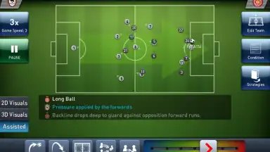Capture d'écran de PES Club Manager 3