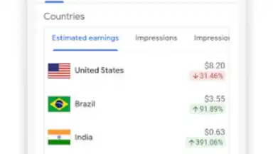 Capture d'écran de Google AdMob 2