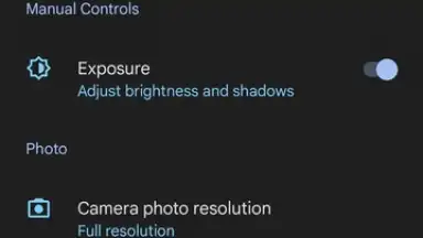Capture d'écran de GCam - BSG's Google Camera port 3