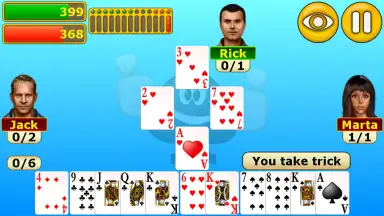 Capture d'écran de Spades 7