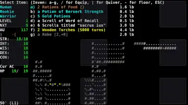 Capture d'écran de Angband (Angdroid) 4