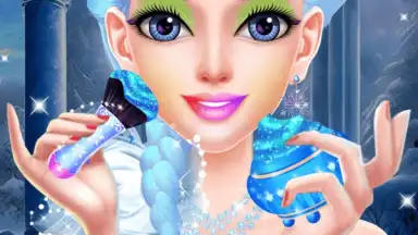 Capture d'écran de Ice Queen Makeup Dress Up 5
