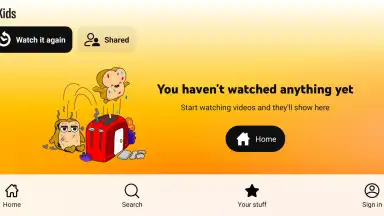 Capture d'écran de YouTube Kids 5