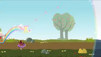 Capture d'écran de My Little Pony Rainbow Runners 3