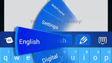 Capture d'écran de Blue Keyboard 5