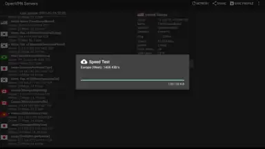 Capture d'écran de VPN Servers 1