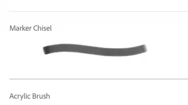 Capture d'écran de Adobe Photoshop Sketch 9