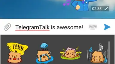 Capture d'écran de Telegram Talk 4
