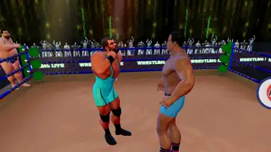 Capture d'écran de Tag Team Wrestling Games: Mega Cage Ring Fighting 1