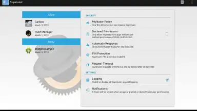 Capture d'écran de Superuser (for Android 4) 8