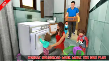 Capture d'écran de Mother Simulator Triplet Baby 3