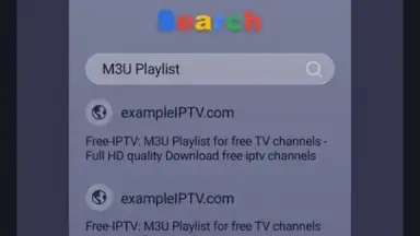 Capture d'écran de IPTV Player 8