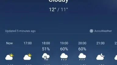 Capture d'écran de HUAWEI Weather 1