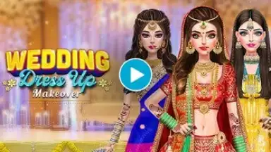Capture d'écran de Indian Wedding Dress up games 1