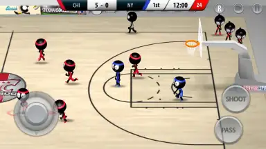Capture d'écran de Stickman Basketball 2017 4
