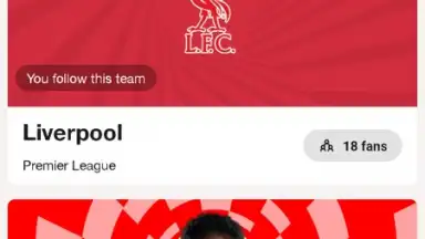 Capture d'écran de EA SPORTS App 10