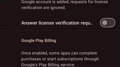 Capture d'écran de microG Services (GmsCore) 1