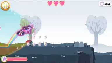 Capture d'écran de My Little Pony Rainbow Runners 5