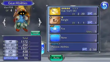 Capture d'écran de DISSIDIA FINAL FANTASY OPERA OMNIA 9