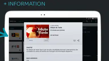 Capture d'écran de MEO Go 5