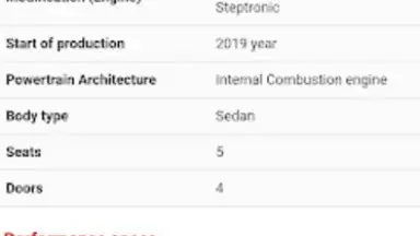Capture d'écran de Car Tech Data 2
