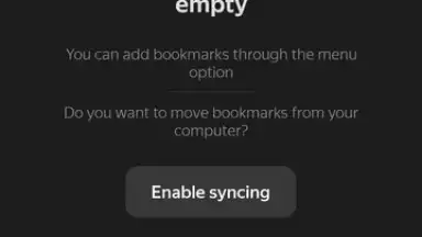 Capture d'écran de Yandex Browser 9