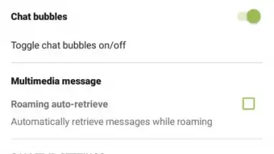 Capture d'écran de SMS From Android 4.4 6