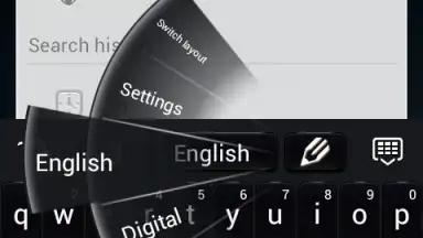 Capture d'écran de Black Style Keyboard 4