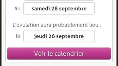 Capture d'écran de Ovulation 8