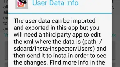 Capture d'écran de Insta-inspector 1
