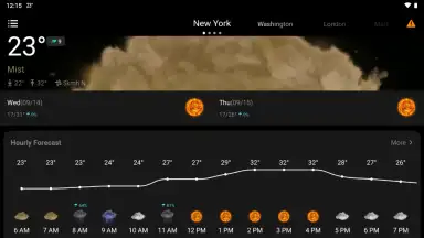 Capture d'écran de WeaSce Weather 13