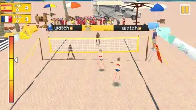 Capture d'écran de Volleyball: Spike Master 12