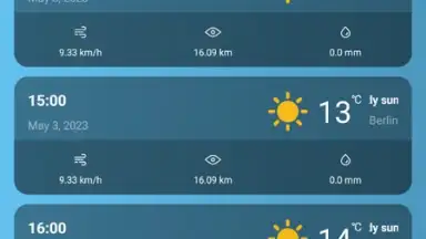 Capture d'écran de Daily Weather Free 8