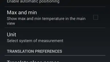 Capture d'écran de Intelligent Weather 1
