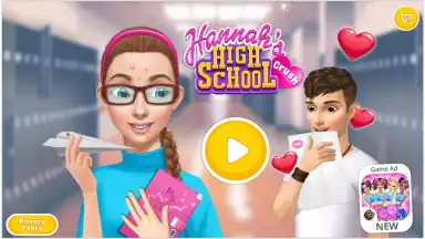 Capture d'écran de Hannah's High School Crush 1