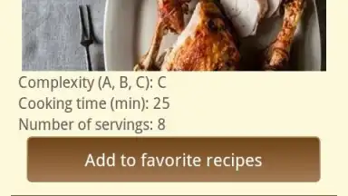 Capture d'écran de Chicken recipes 2