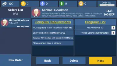Capture d'écran de PC Creator Simulator 12